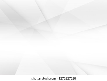 Abstract white and gray color technology modern background design vector Illustration.