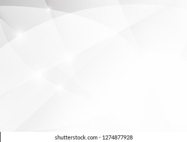 Abstract white and gray color technology modern background design vector Illustration.
