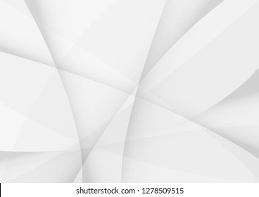 Abstract White and gray color technology modern background design vector Illustration.