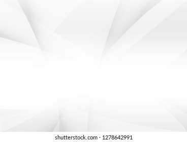 Abstract White and gray color technology modern background design vector Illustration.