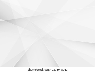 Abstract White and gray color technology modern background design vector Illustration.