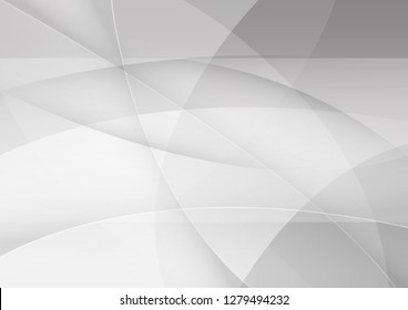 Abstract White and gray color technology modern background design vector Illustration.