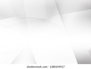 Abstract white and gray color technology modern background design vector Illustration.