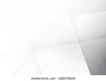 Abstract white and gray color technology modern background design vector Illustration.