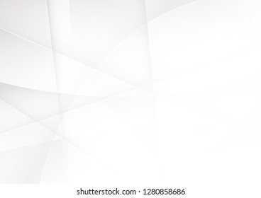 Abstract white and gray color technology modern background design vector Illustration.