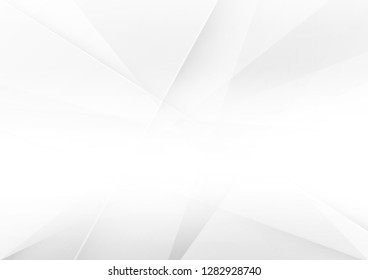 Abstract White and gray color technology modern background design vector Illustration.