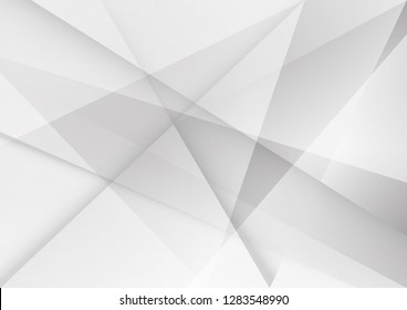 Abstract White and gray color technology modern background design vector Illustration.