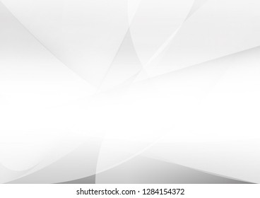 Abstract White and gray color technology modern background design vector Illustration.