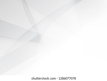 Abstract white and gray color technology modern background design vector Illustration.