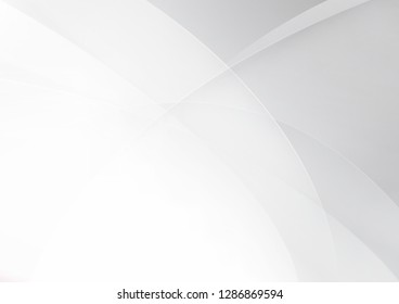 Abstract White and gray color technology modern background design vector Illustration.