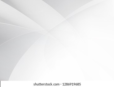 Abstract White and gray color technology modern background design vector Illustration.