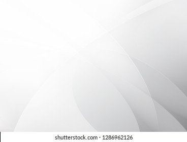 Abstract White and gray color technology modern background design vector Illustration.