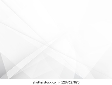 Abstract White and gray color technology modern background design vector Illustration.