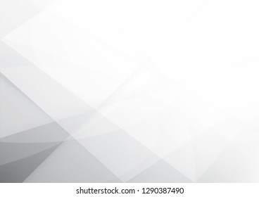 Abstract white and gray color technology modern background design vector Illustration.