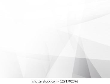 Abstract white and gray color technology modern background design vector Illustration.