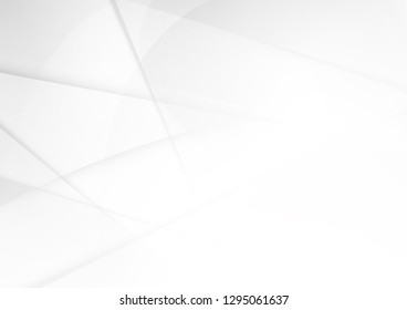 Abstract white and gray color technology modern background design vector Illustration.
