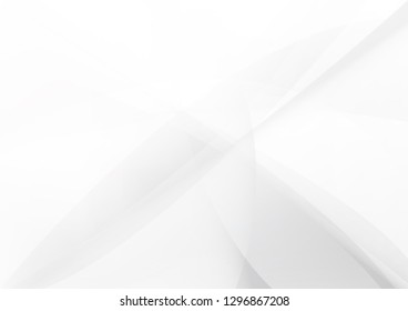 Abstract White and gray color technology modern background design vector Illustration.