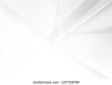 Abstract White and gray color technology modern background design vector Illustration.