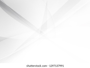Abstract White and gray color technology modern background design vector Illustration.