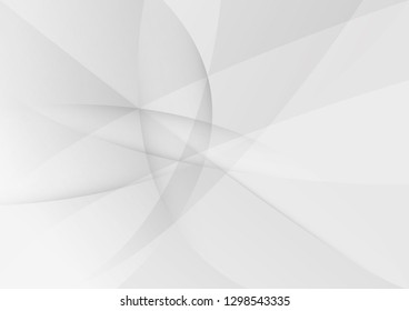 Abstract White and gray color technology modern background design vector Illustration.