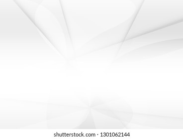 Abstract White and gray color technology modern background design vector Illustration.