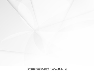 Abstract White and gray color technology modern background design vector Illustration.