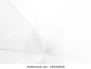 Abstract White and gray color technology modern background design vector Illustration.