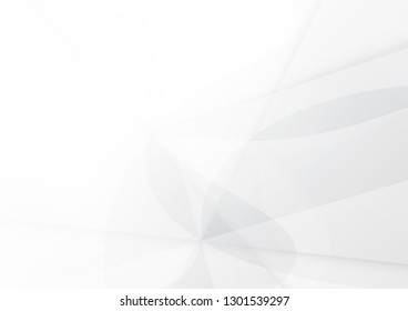 Abstract White and gray color technology modern background design vector Illustration.