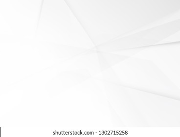 Abstract White and gray color technology modern background design vector Illustration.
