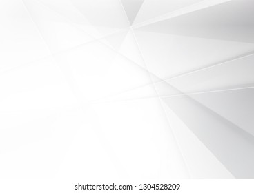 Abstract White and gray color technology modern background design vector Illustration.