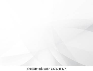Abstract White and gray color technology modern background design vector Illustration.