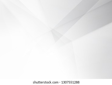 Abstract White and gray color technology modern background design vector Illustration.