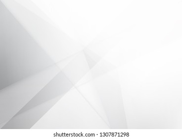 Abstract White and gray color technology modern background design vector Illustration.