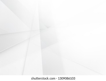 Abstract White and gray color technology modern background design vector Illustration.