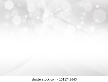 Abstract White and gray color technology modern background design vector Illustration.