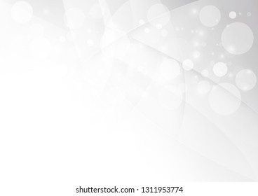 Abstract White and gray color technology modern background design vector Illustration.