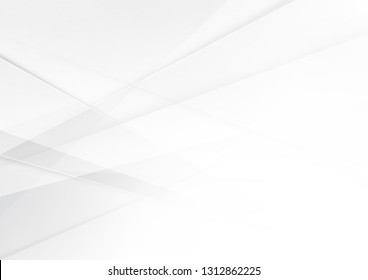 Abstract White and gray color technology modern background design vector Illustration.