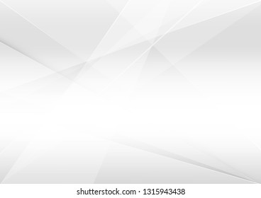 Abstract white and gray color technology modern background design vector Illustration.
