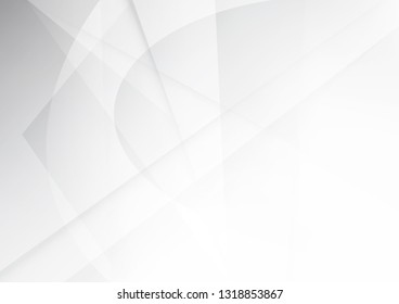Abstract White and gray color technology modern background design vector Illustration.