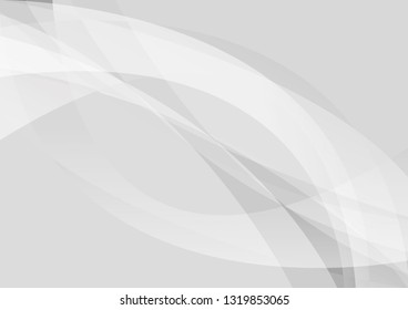 Abstract White and gray color technology modern background design vector Illustration.