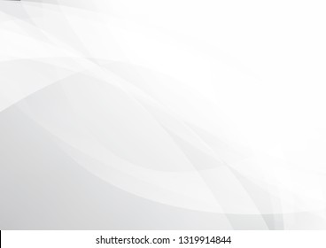 Abstract White and gray color technology modern background design vector Illustration.