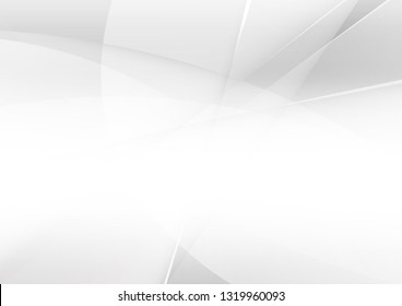 Abstract White and gray color technology modern background design vector Illustration.