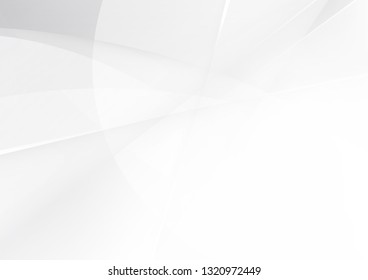 Abstract White and gray color technology modern background design vector Illustration.