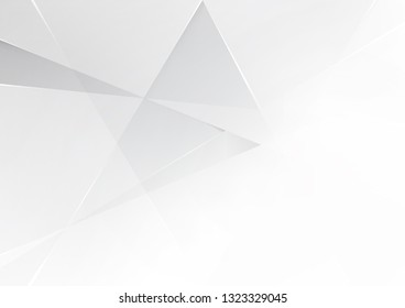 Abstract white and gray color technology modern background design vector Illustration.