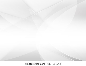 Abstract White and gray color technology modern background design vector Illustration.