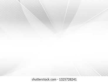 Abstract White and gray color technology modern background design vector Illustration.