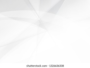 Abstract White and gray color technology modern background design vector Illustration.