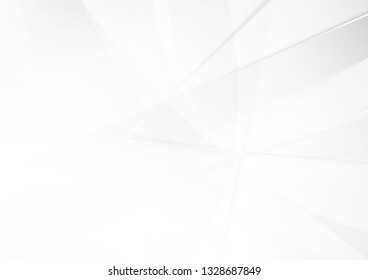 Abstract White and gray color technology modern background design vector Illustration.