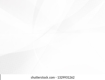 Abstract White and gray color technology modern background design vector Illustration.