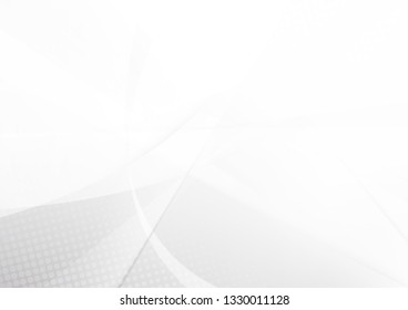 Abstract White and gray color technology modern background design vector Illustration.